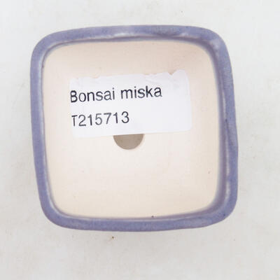 Ceramiczna miska bonsai 5 x 5 x 3 cm, kolor fioletowy - 3