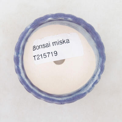 Ceramiczna miska bonsai 5,5 x 5,5 x 2,5 cm, kolor fioletowy - 3