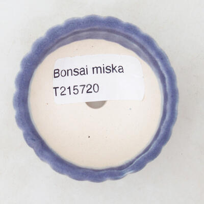 Ceramiczna miska bonsai 5,5 x 5,5 x 2,5 cm, kolor fioletowy - 3