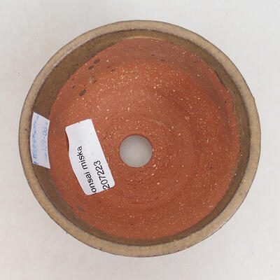 Ceramiczna miska bonsai 10,5 x 10,5 x 6 cm, kolor brązowy - 3