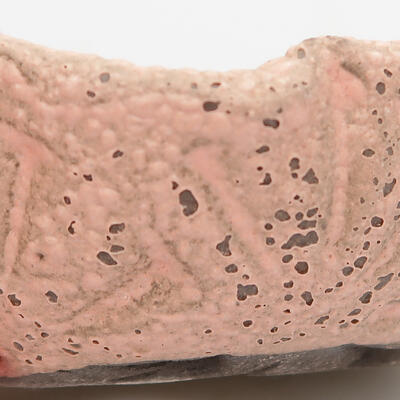 Ceramiczna muszla 9 x 8 x 3 cm, kolor różowy - 3