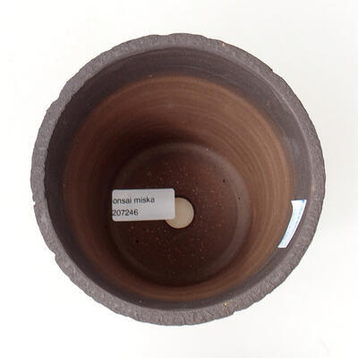 Ceramiczna miska bonsai 12,5 x 12,5 x 15 cm, kolor spękany - 3