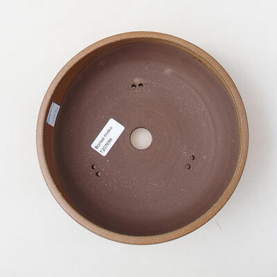 Ceramiczna miska bonsai 20 x 20 x 6 cm, kolor brązowy - 3