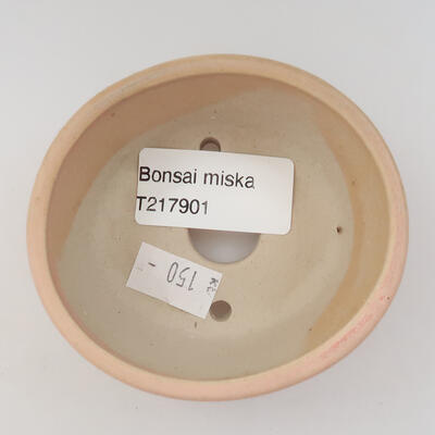 Ceramiczna miska bonsai 8 x 7 x 4 cm, kolor różowy - 3