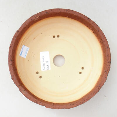 Ceramiczna miska bonsai 18 x 18 x 6 cm, kolor szaro-niebieski - 3