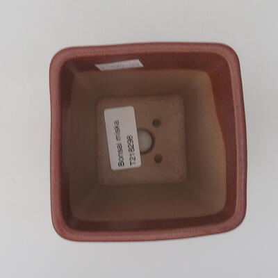 Ceramiczna miska bonsai 9 x 9 x 11 cm, kolor różowy - 3