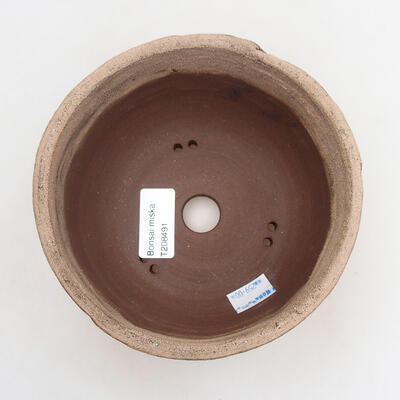Ceramiczna miska bonsai 14 x 14 x 7,5 cm, kolor spękany - 3