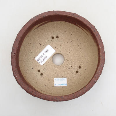 Ceramiczna miska bonsai 14,5 x 14,5 x 6,5 cm, kolor spękany - 3