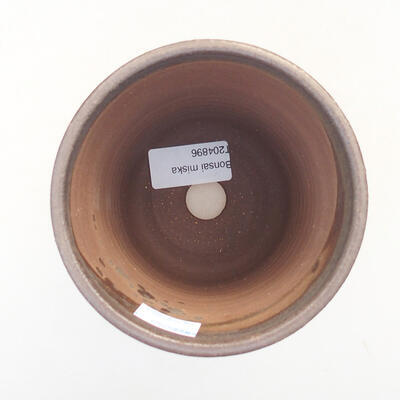 Ceramiczna miska bonsai 10,5 x 10,5 x 12 cm, kolor brązowy - 3