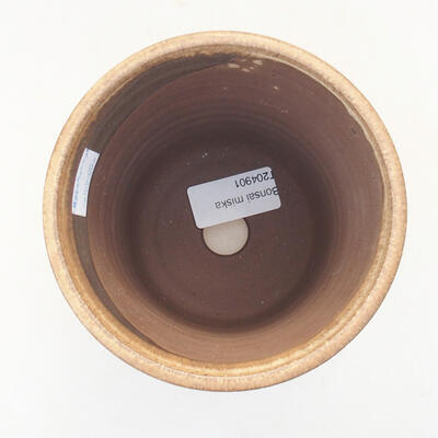 Ceramiczna miska bonsai 11,5 x 11,5 x 12,5 cm, kolor beżowy - 3