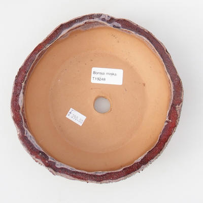 Ceramiczna miska do bonsai - delikatne odkształcenie drugiej jakości - 3