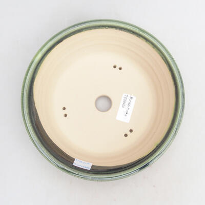 Ceramiczna miska bonsai 20 x 20 x 6,5 cm, kolor zielony - 3