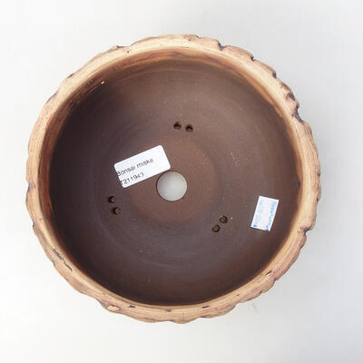 Ceramiczna miska bonsai 18 x 18 x 7 cm, kolor spękany - 3