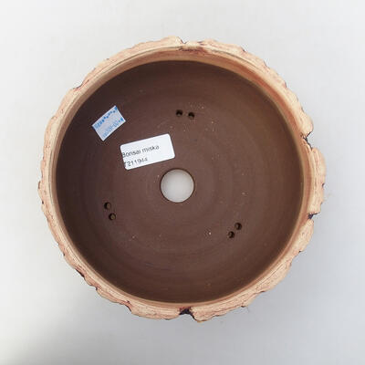 Ceramiczna miska bonsai 17,5 x 17,5 x 7,5 cm, kolor spękany - 3
