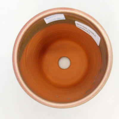 Ceramiczna miska bonsai 10,5 x 10,5 x 14 cm, kolor brązowy - 3