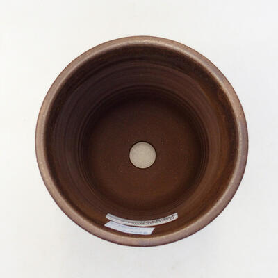 Ceramiczna miska bonsai 9,5 x 9,5 x 13,5 cm, kolor brązowy - 3