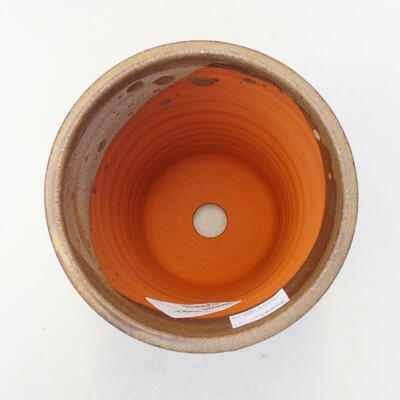 Ceramiczna miska bonsai 10,5 x 10,5 x 14,5 cm, kolor brązowy - 3