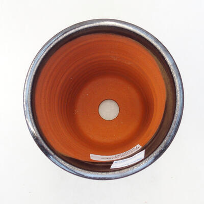 Ceramiczna miska do bonsai 9,5 x 9,5 x 13,5 cm, kolor metalu - 3