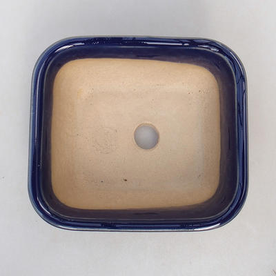 Ceramiczna miska bonsai H 38-12 x 10 x 5,5 cm, niebieski - 3