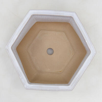 Misa ceramiczna + spodek H53 - miska 20 x 18 x 7,5 cm spodek 18 x 15,5 x 1,5 cm, biały - 3