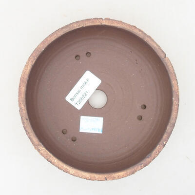 Ceramiczna miska bonsai 14,5 x 14,5 x 4,5 cm, kolor spękany - 3