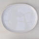 Misa ceramiczna + spodek H54 - miska 35 x 28 x 9,5 cm spodek 36 x 29 x 2 cm, biały - 3/3
