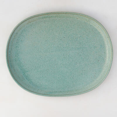 Misa ceramiczna + spodek H54 - miska 35 x 28 x 9,5 cm spodek 36 x 29 x 2 cm, Zielony - 3