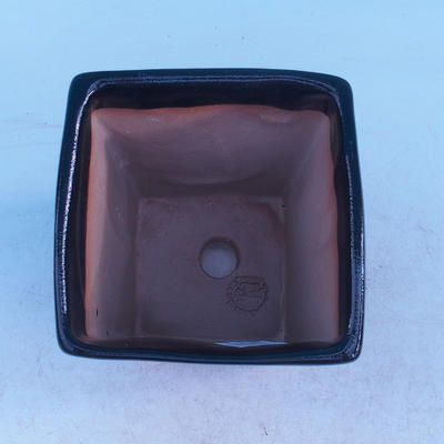 Ceramiczna bańka bonsai - kaskada, czarny błyszczący - 3