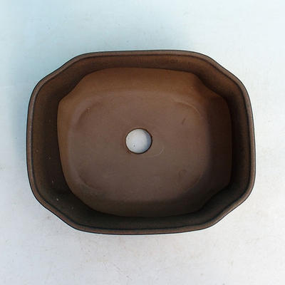 Ceramiczna miska bonsai H 31 - 14,5 x 12,5 x 6 cm, brązowy - 14,5 x 12,5 x 6 cm - 3