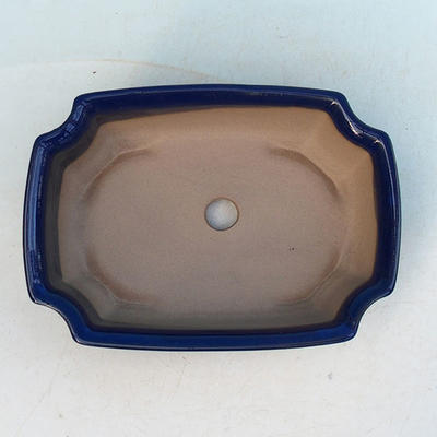 Ceramiczna miska bonsai H 03 - 16,5 x 11,5 x 5 cm, niebieski - 16,5 x 11,5 x 5 cm - 3