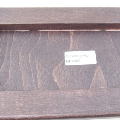 Drewniany stół pod bonsai brązowy 34 x 15,5 x 3,5 cm - 3
