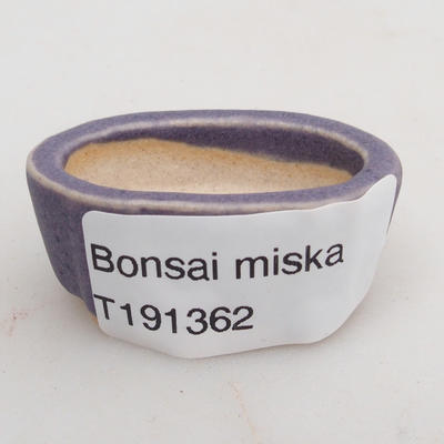 Mini miska bonsai 4 x 2,5 x 2 cm, kolor fioletowy - 4